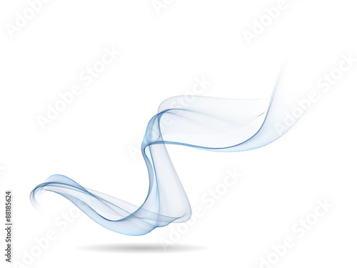 Abstract colored wave lines VECTOR.