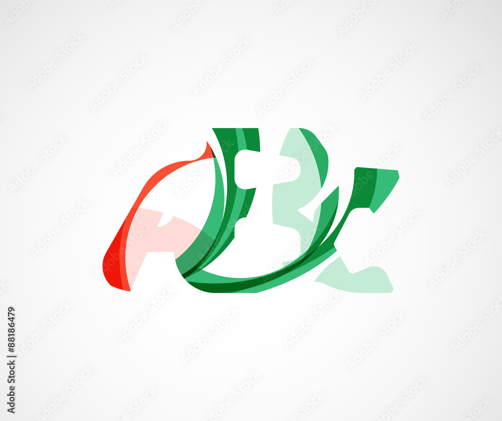 Abc company logo. Vector illustration. Abc company logo. Vector illustration.