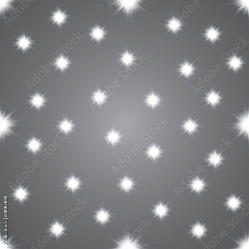 Wallpaper seamless from glittering stars. Vector illustration