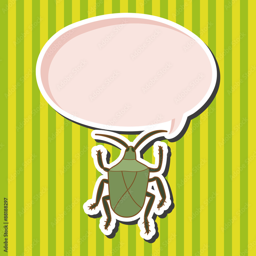 bug cartoon elements