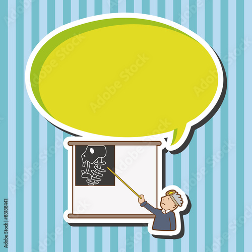 hospital theme Orthopedist elements vector,eps