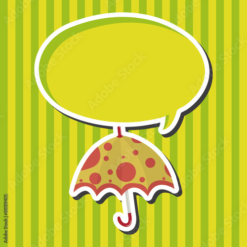 Umbrella theme elemets vector,eps