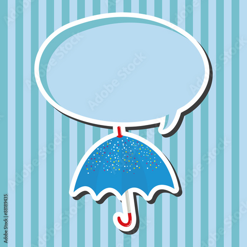 Umbrella theme elemets vector,eps