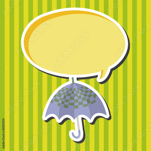 Umbrella theme elemets vector,eps