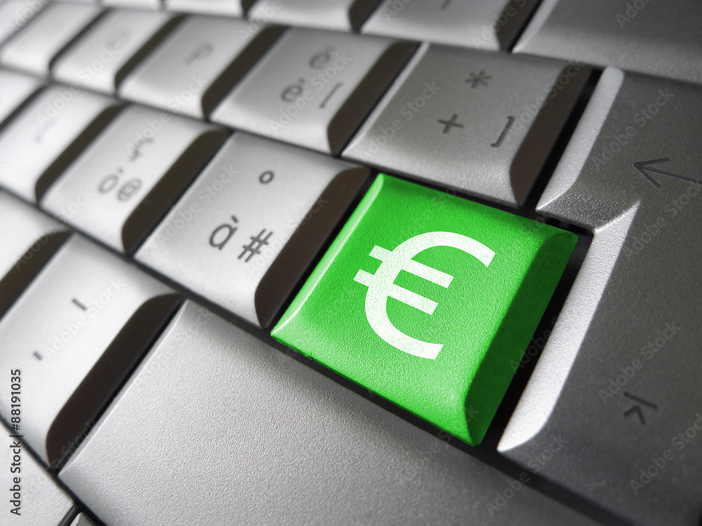 Euro Sign Computer Key
