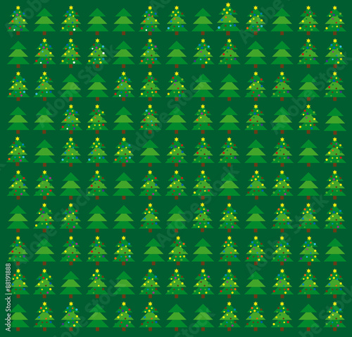 Green Christmas wrapping