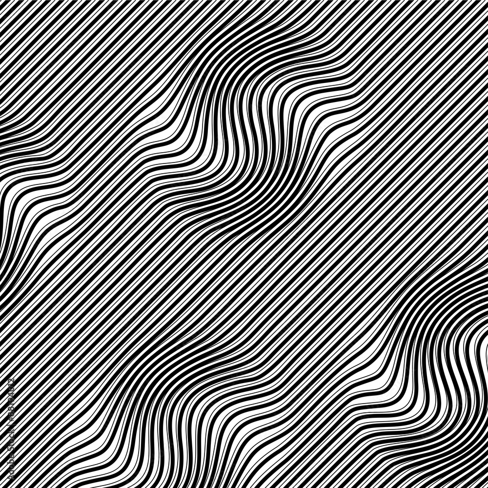 Abstract striped background - Illustration