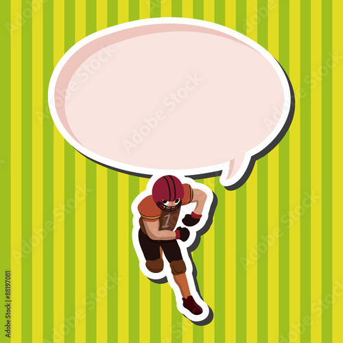 football player theme elements vector,eps