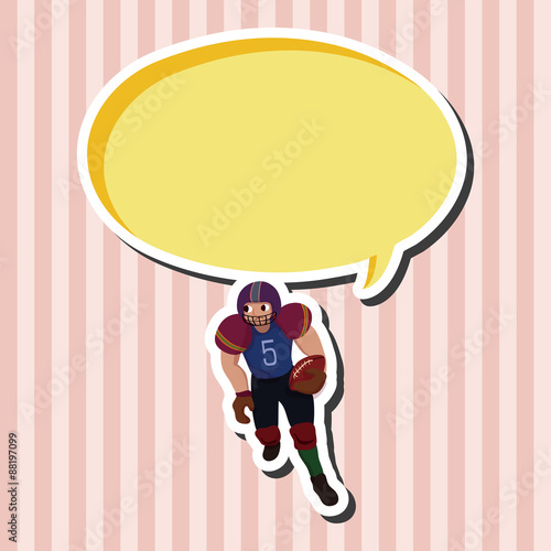 football player theme elements vector,eps
