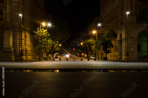 Night cityscape in Budapest © dima4to