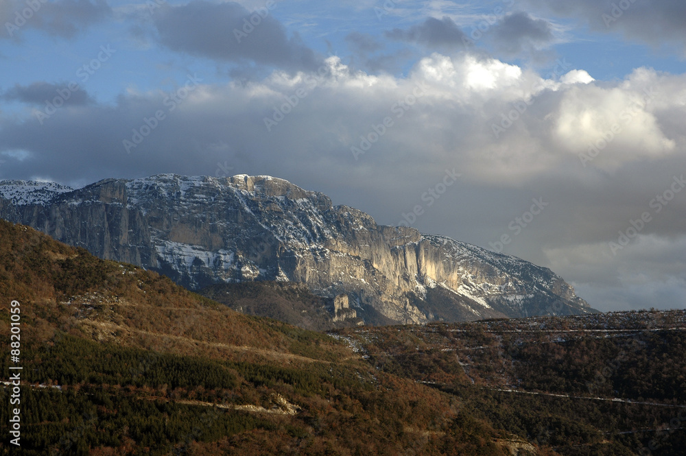 Col de Rousset, Le plateau, hiver, Parc naturel régional du Vercors, 26 ...