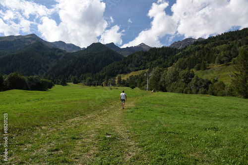 camminata escursione in montagna sport © franzdell