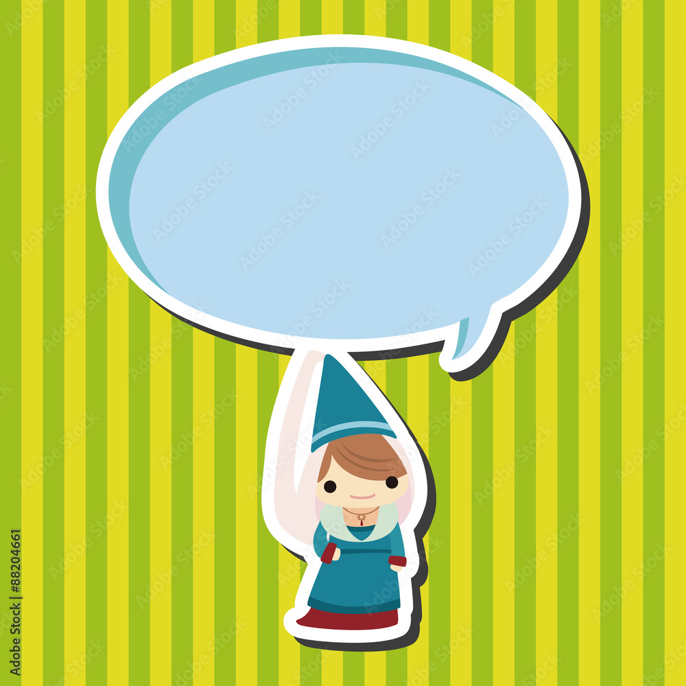 Medieval character cartoon theme elements Medieval character cartoon theme elements