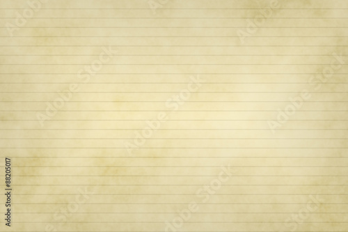 Grunge background of old ruled paper texture