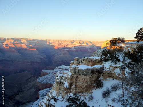 Grand Canyon im Winter mit Schnee