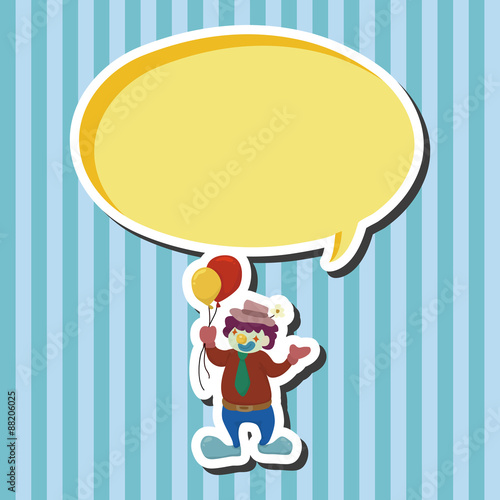 clowns theme elements vector,eps