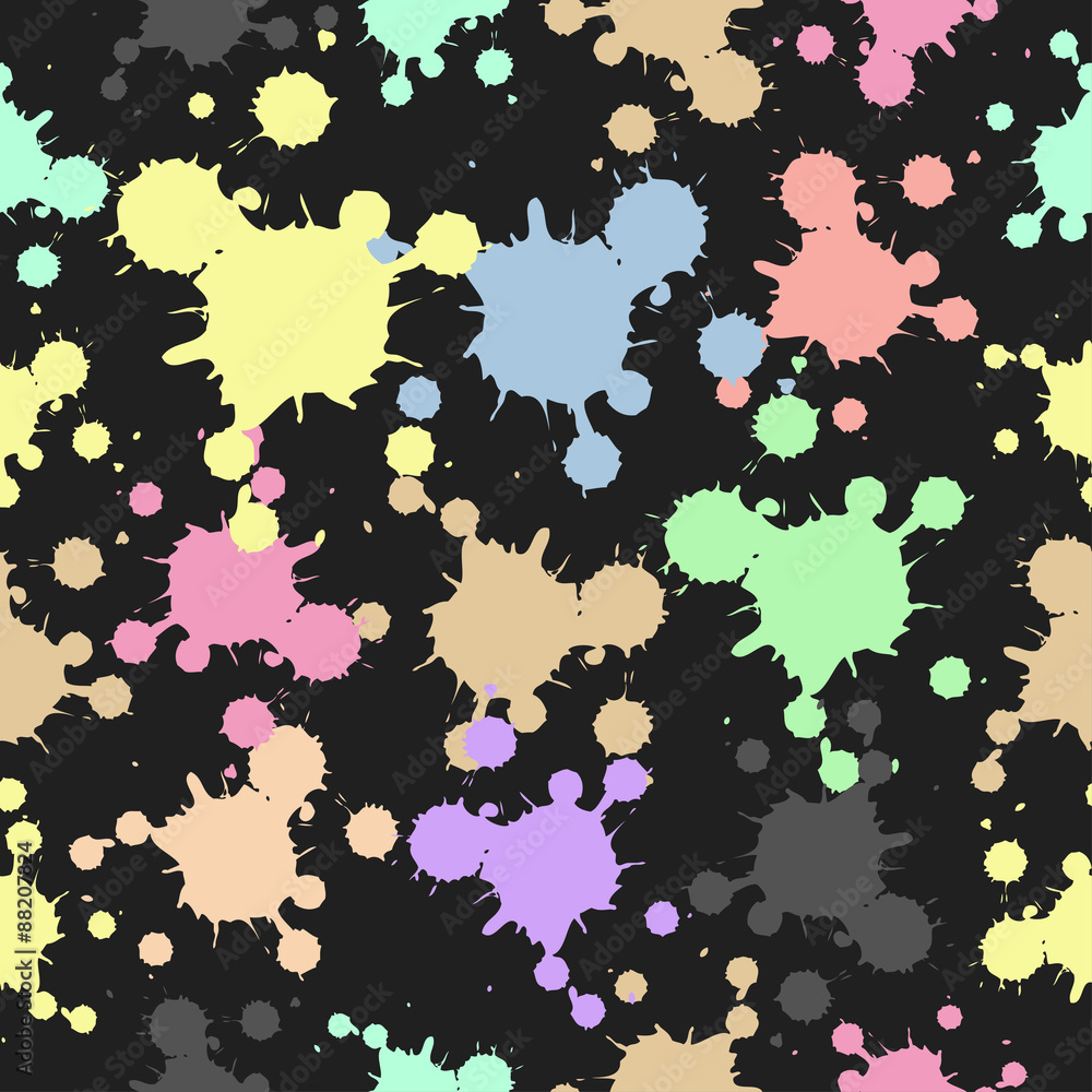 seamless pattern with paint