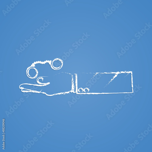 vector illustration of modern icon