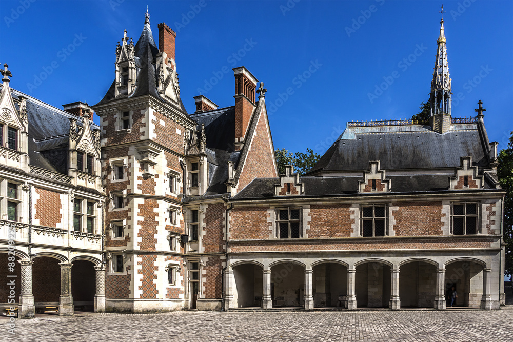 Royal Chateau de Blois (XIII - XVII century). Blois.France. Royal Chateau de Blois (XIII - XVII century). Blois.France.