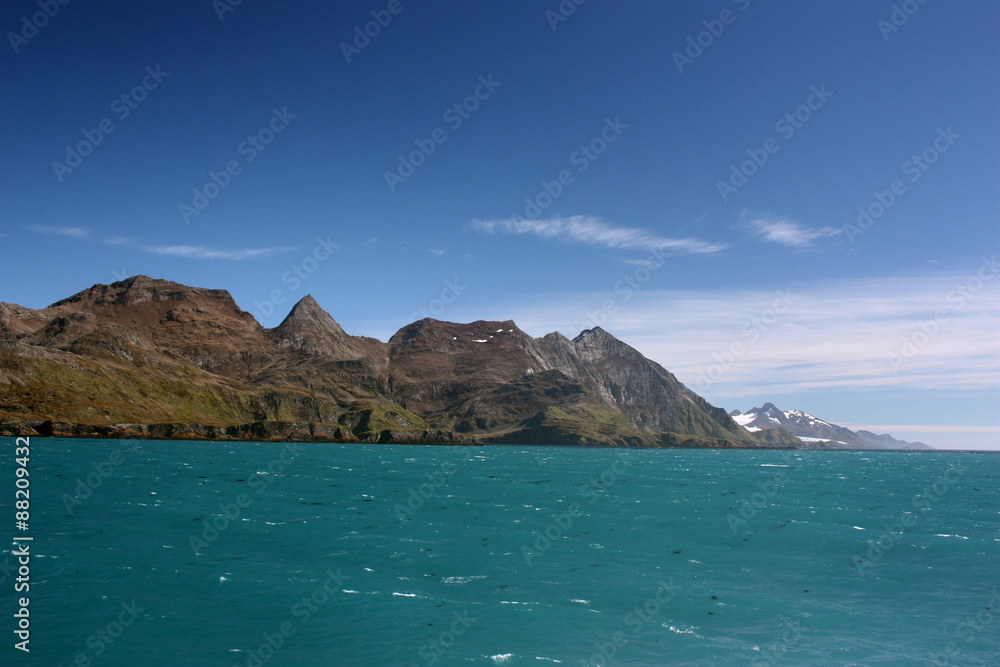 Landschaft-Südgeorgien Landschaft-Südgeorgien