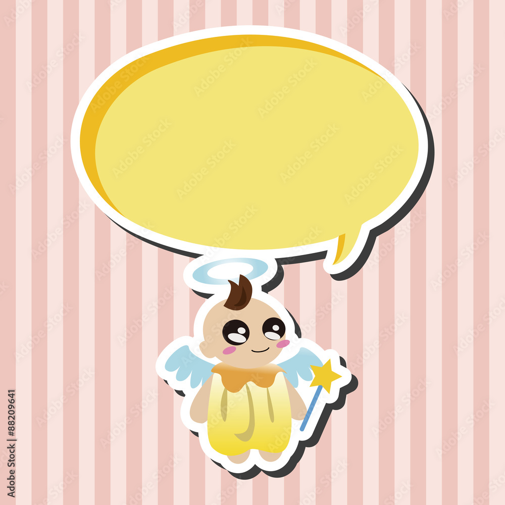 angel theme elements vector,eps