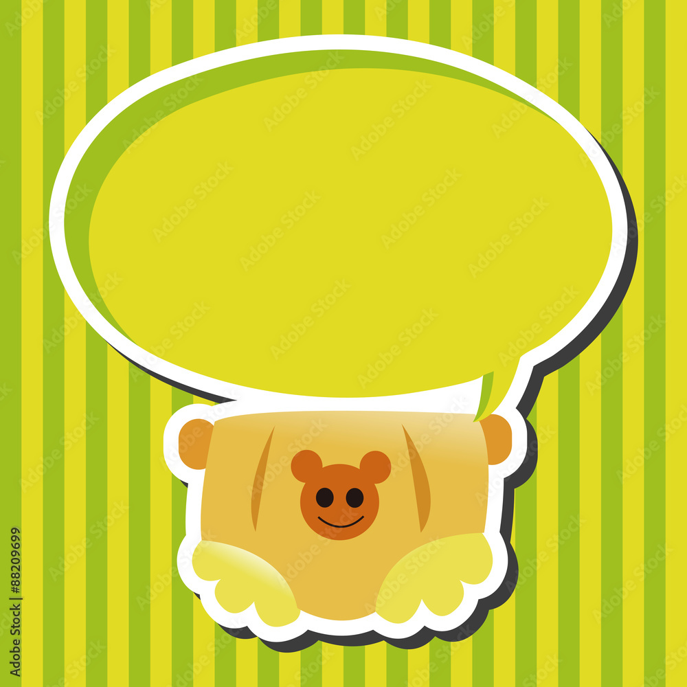 Baby clothes theme elements Baby clothes theme elements
