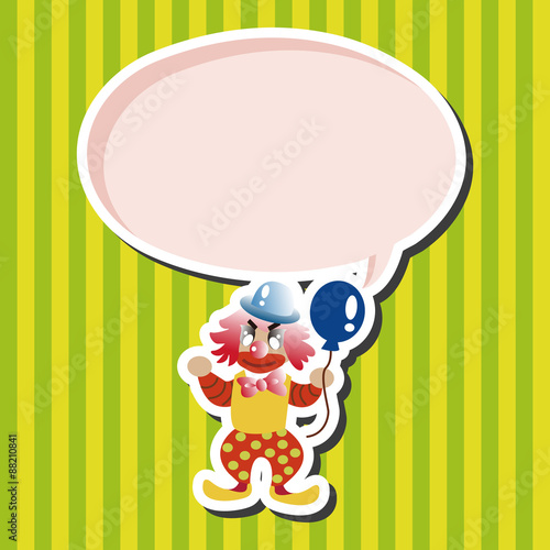 clowns theme elements vector,eps