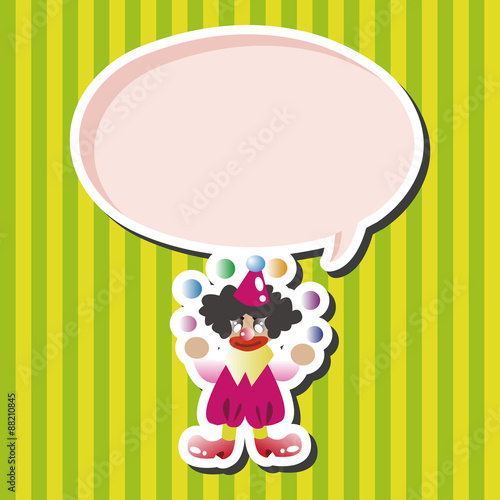 clowns theme elements vector,eps