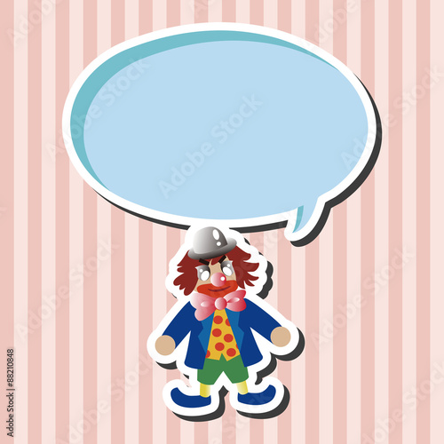 clowns theme elements vector,eps