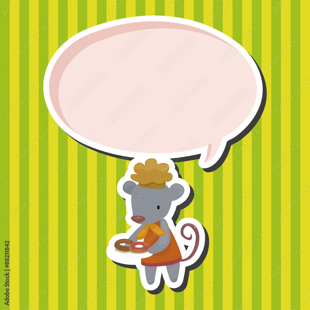 animal mouse chef cartoon theme elements animal mouse chef cartoon theme elements