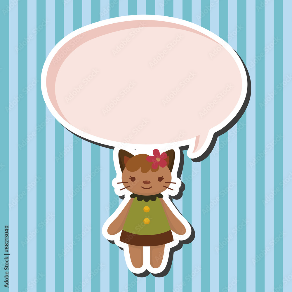 cat cartoon theme elements cat cartoon theme elements