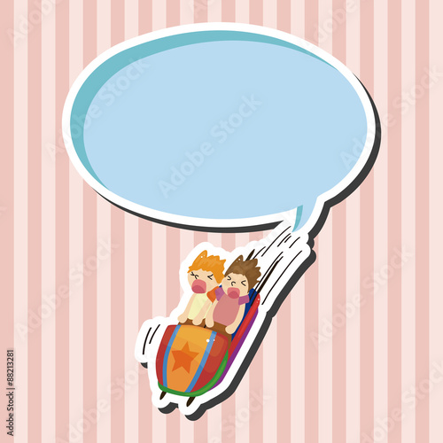 Amusement park facilities theme elements