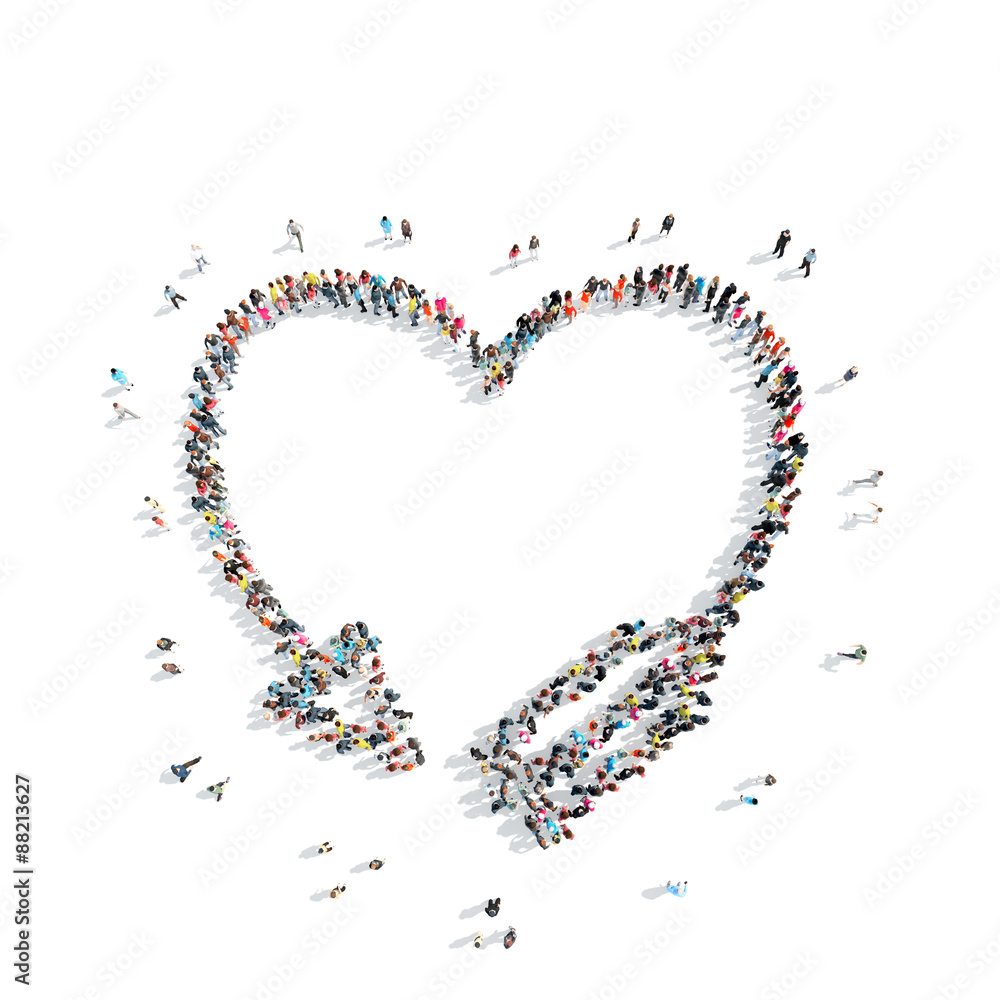 people in the shape of heart, cardio. people in the shape of heart, cardio.