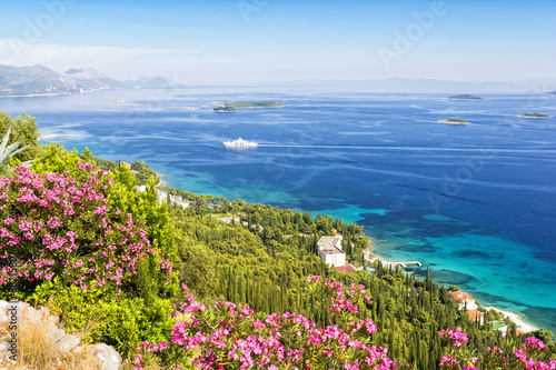 Landscape of the Peljesac peninsula in southern Dalmatia, Croatia