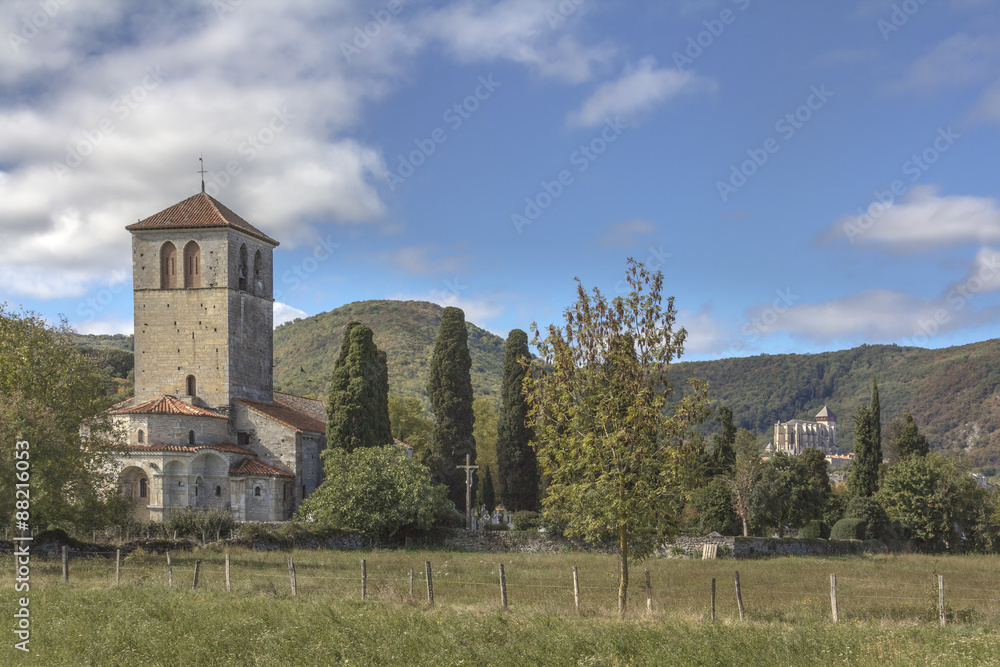 Church near St. Bertrand de Comminges, France Church near St. Bertrand de Comminges, France