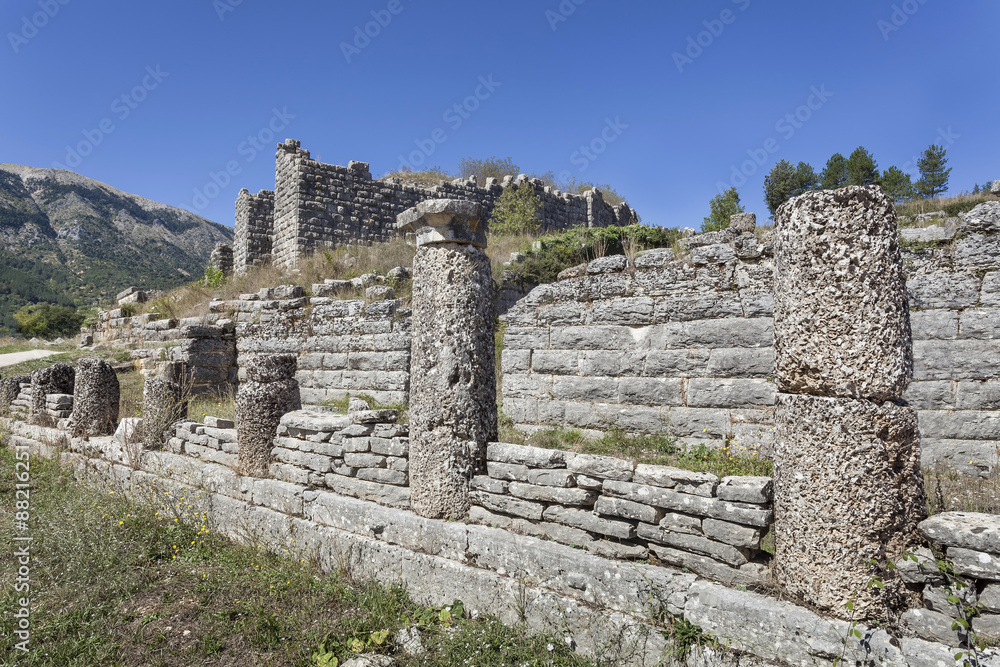 Roman ruins in Dodona, Ioannina, Greece