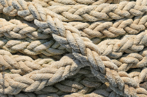 old rope texture and background