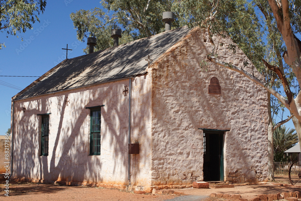 Kapelle der alten Missionarsstation von Hermannsburg, Australien