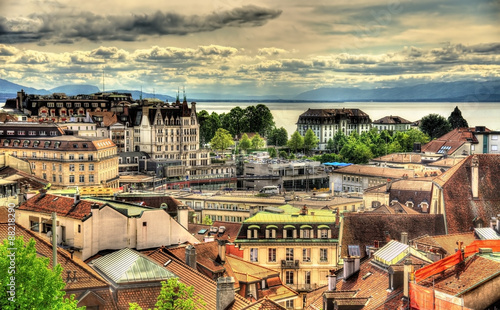 View of Lausanne from the Cathedral - Switzerland
