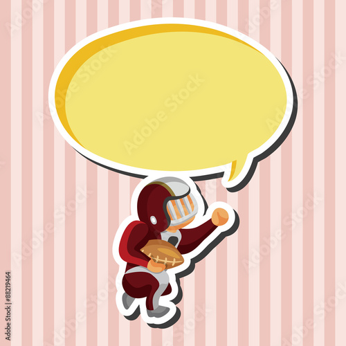 football player theme elements vector,eps