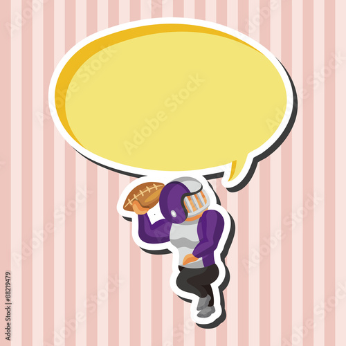 football player theme elements vector,eps