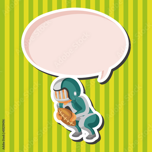 football player theme elements vector,eps