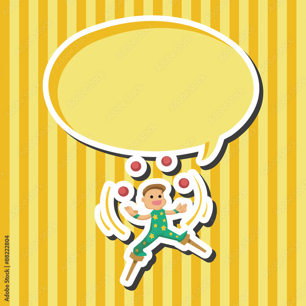 circus theme juggler elements circus theme juggler elements