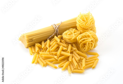 Italian spaghetti pasta dried food
