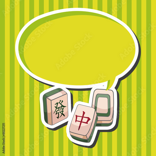 Mahjong theme elements
