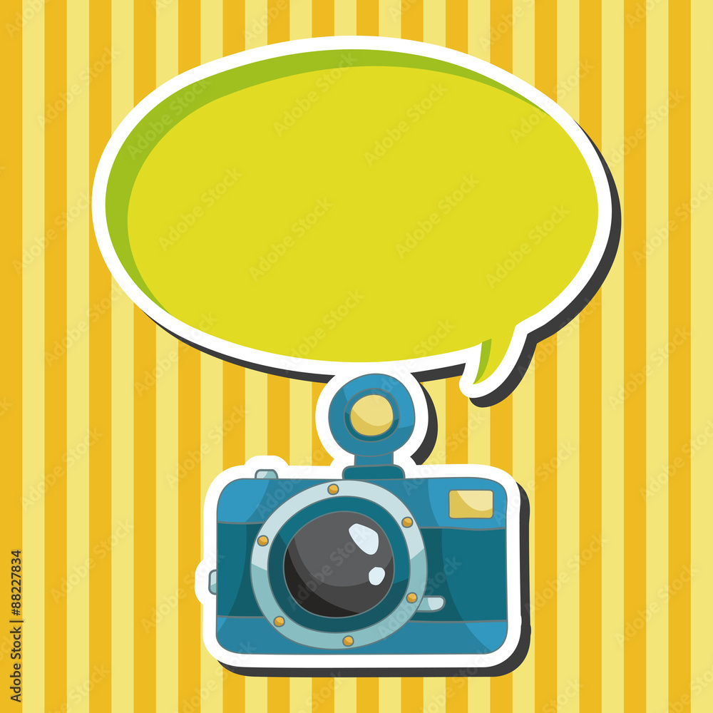 Obraz premium camera theme elements