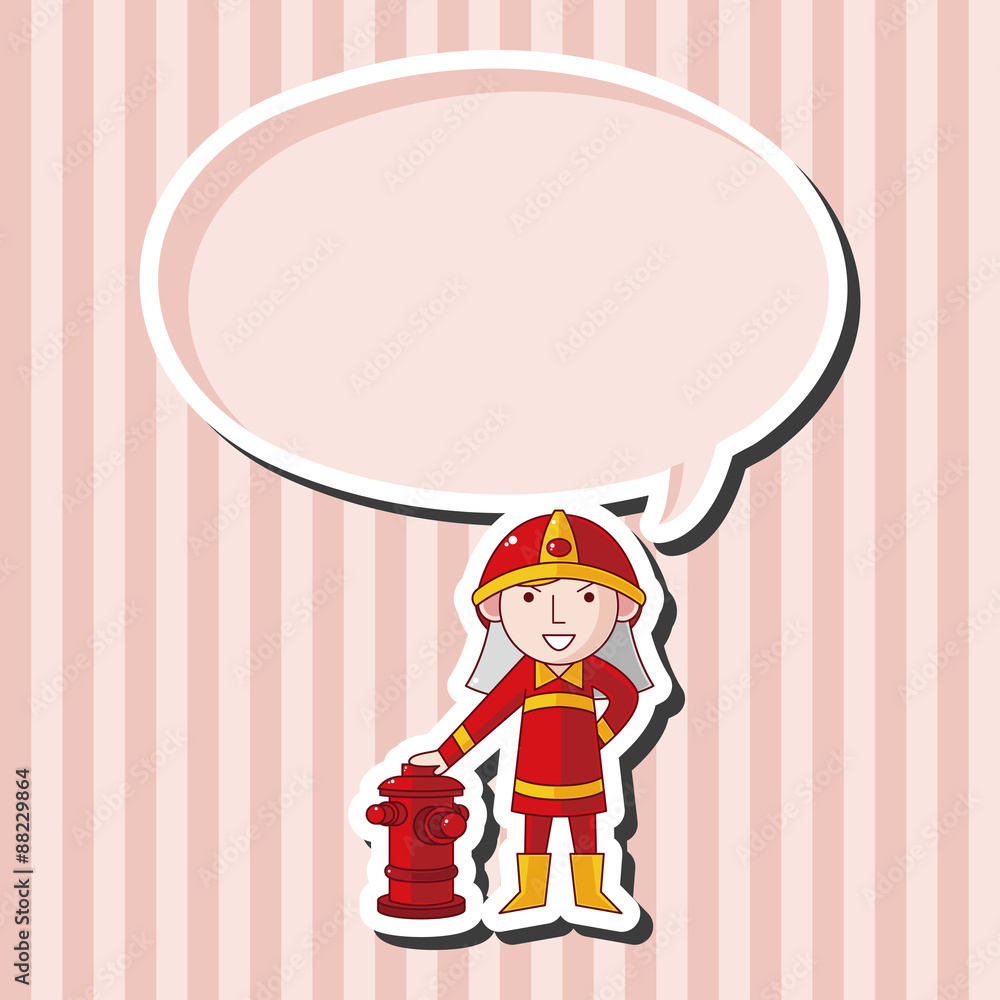 fireman theme elements fireman theme elements