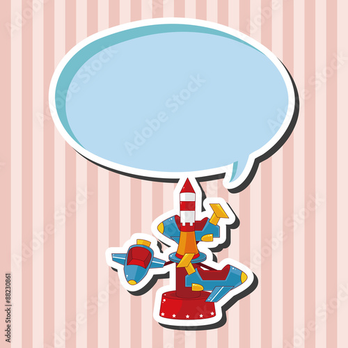 Amusement park facilities theme elements