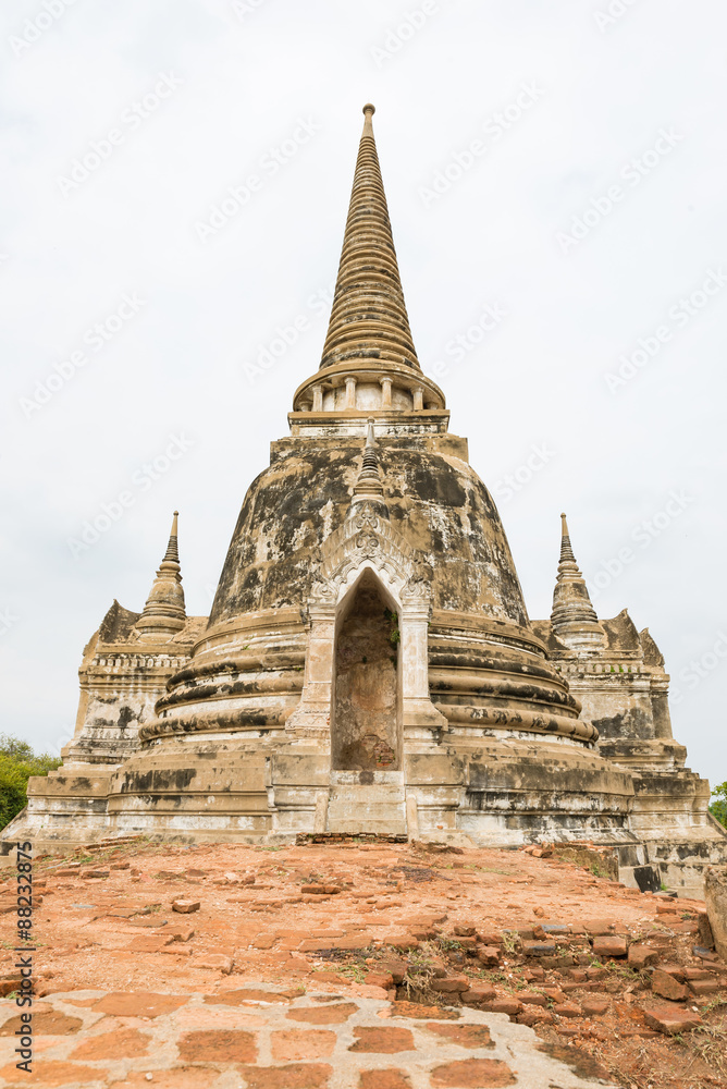 ruin pagoda at Ayutthaya historical park Thailand ruin pagoda at Ayutthaya historical park Thailand