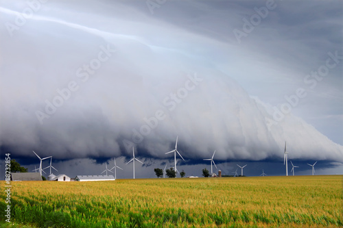 Thunderstorm Shelf Cloud Illinois